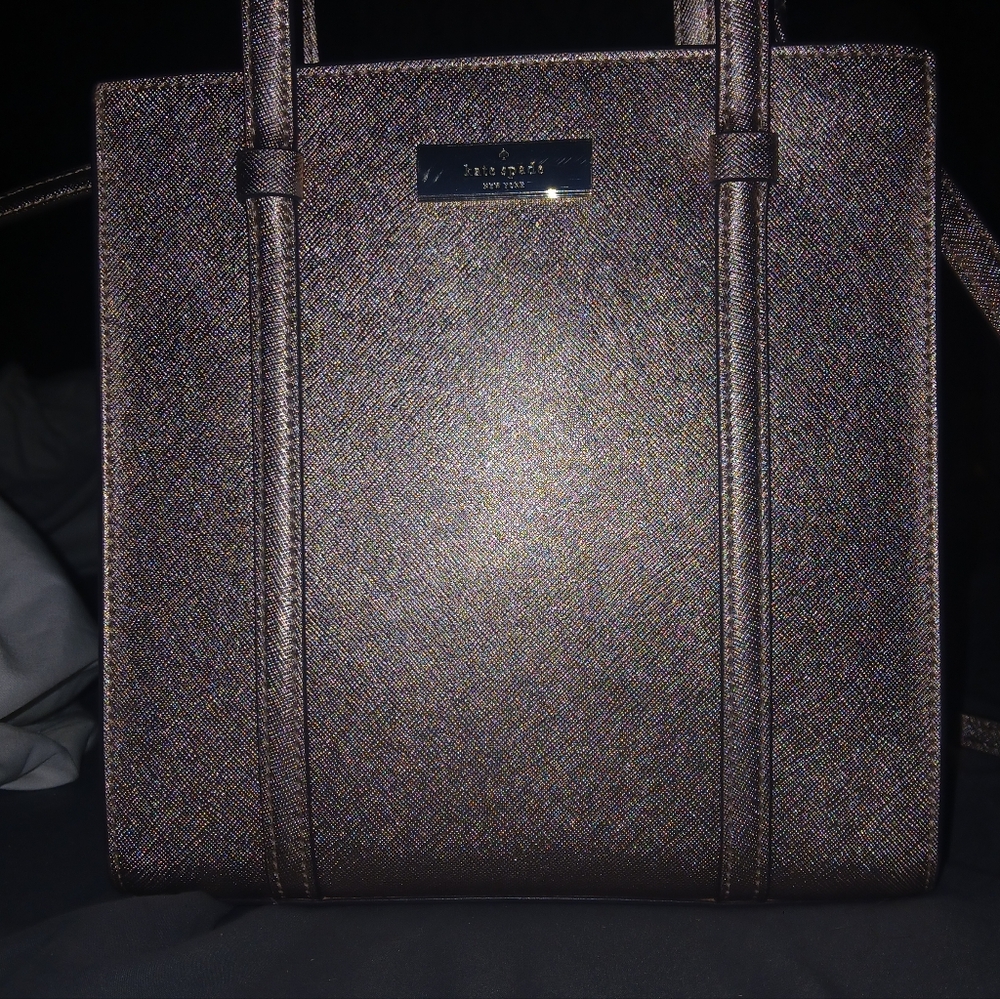 Kate Spade Metallic Pink Tote